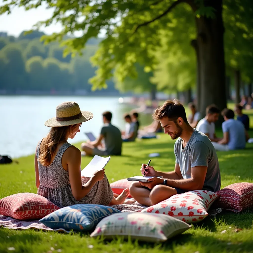 Modern office environment